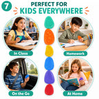 Kalmzo Sensory Worry Stones – Textured Fidget Stones for Kids with Autism, ADHD & Sensory Needs
